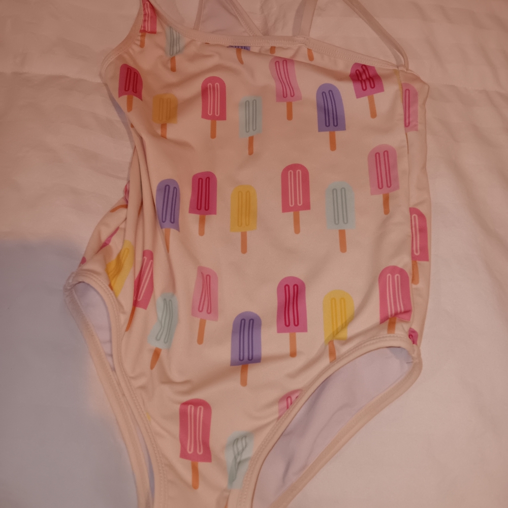 monica + andy Popsicle Print Kids Swimsuit One Piece